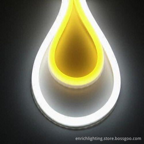 Outdoor LED Flex Neon Lights, Sized 10 x 23mm, 5W/Meter Power, 80 Pieces LEDs/Meter, IP65 Protection